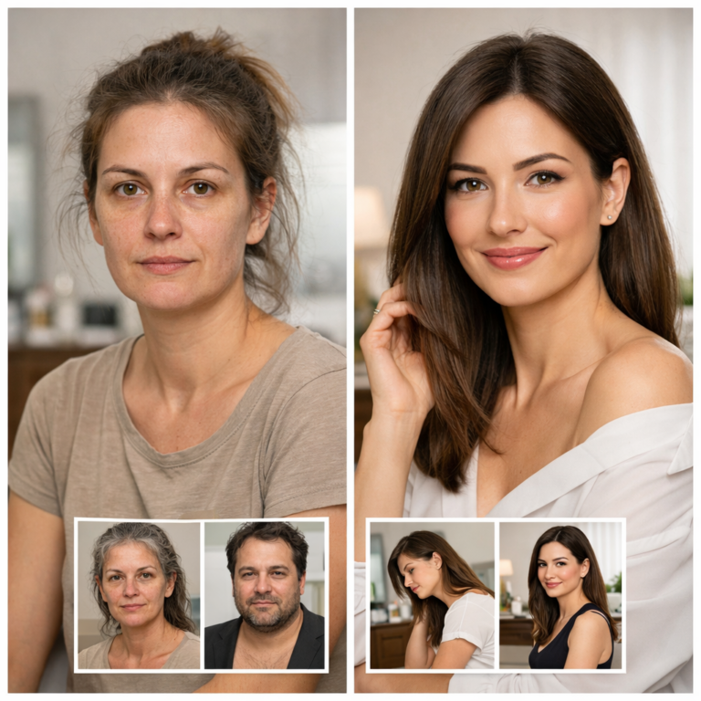 Avant‑Après : transformations beauté simples et révélatrices